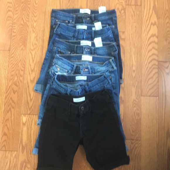 Abercrombie & Fitch Other - Abercrombie Kids 6 Pairs Bermuda Denim Shorts